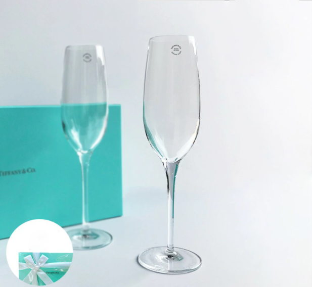 【名入れ】クリスタル シャンパン フルート ペアセット | Tiffany